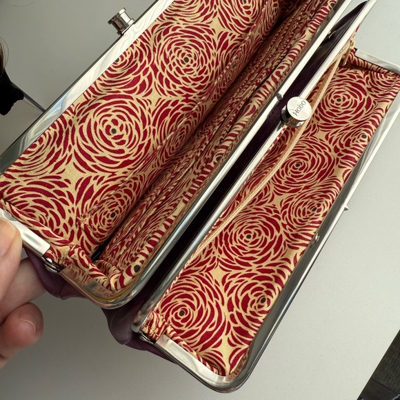 Purple Leather Clutch - Picture 4 of 7